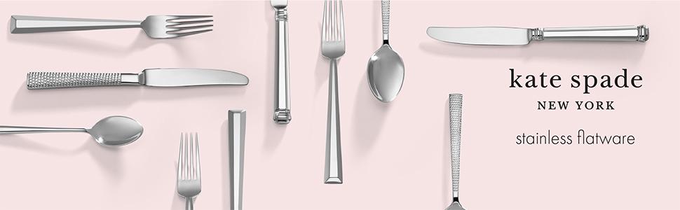 Amazon.com | Kate Spade 820862 Magnolia Drive 5-Piece Flatware Set Amazon.com | Kate Spade 820862 Magnolia Drive 5-Piece Flatware Set