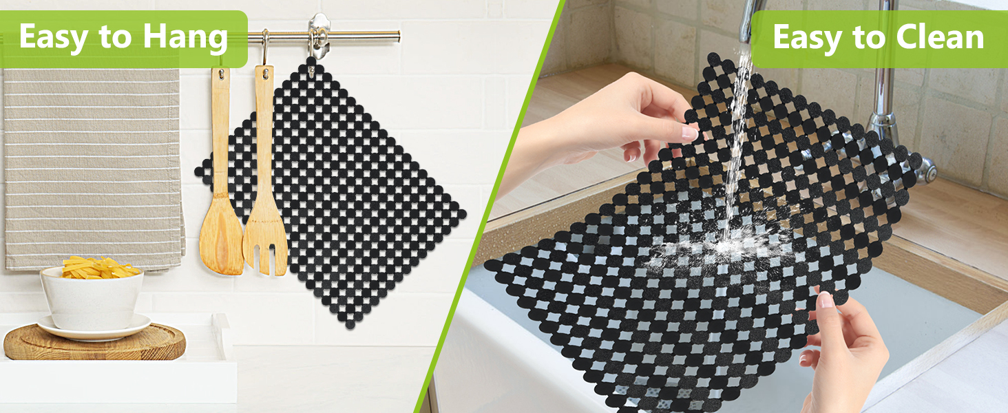 Mlijzard 2 Pcs Adjustable Sink Protectors for Kitchen Sink Bathroom