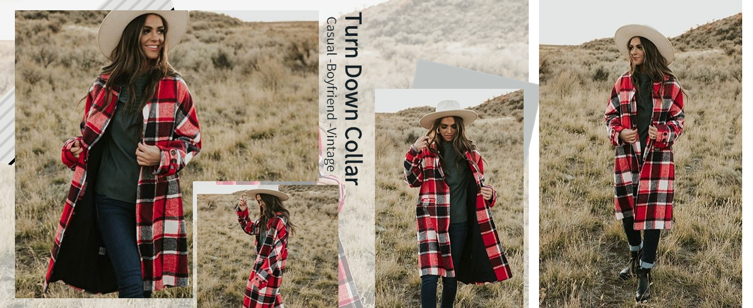 Women's Plaid Shacket 2023