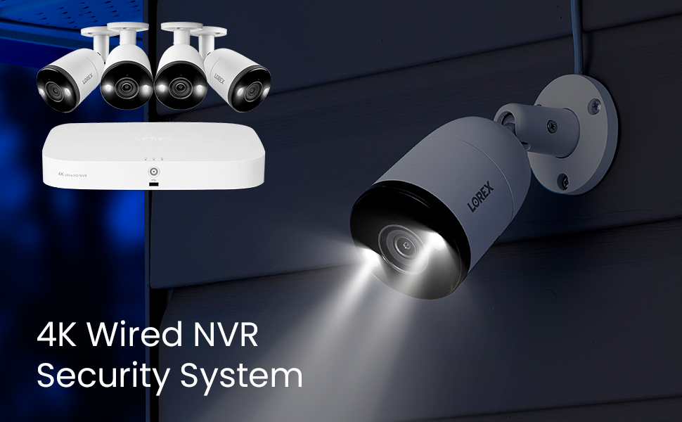 4K Security camera, security system 