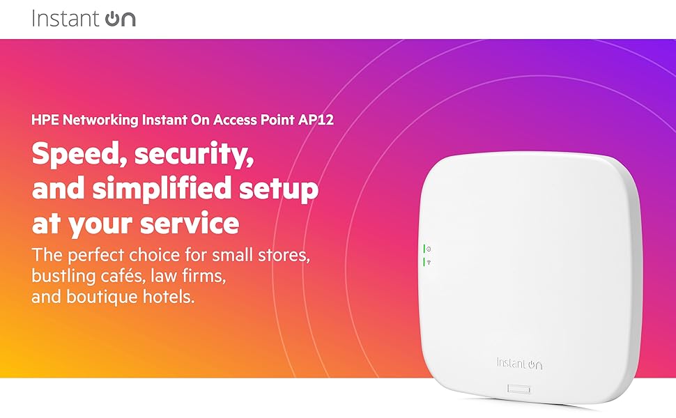HPE Networking Instant On Access Point AP12