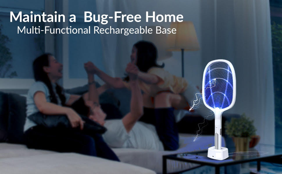 MOSQUITO RACKET Mosquito bat  Five Nights Mosquito Killer Racket Fly Swatter 