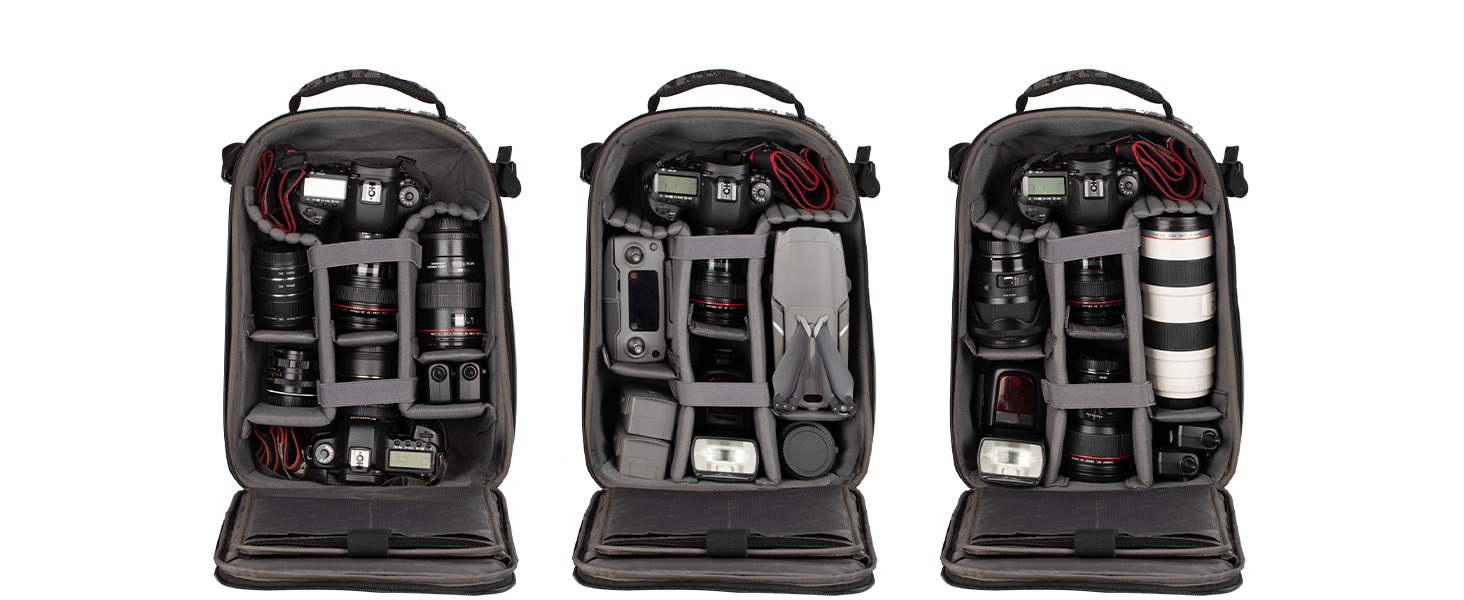 TARION Camera Backpack 3side Hardshell Hard Case Camera