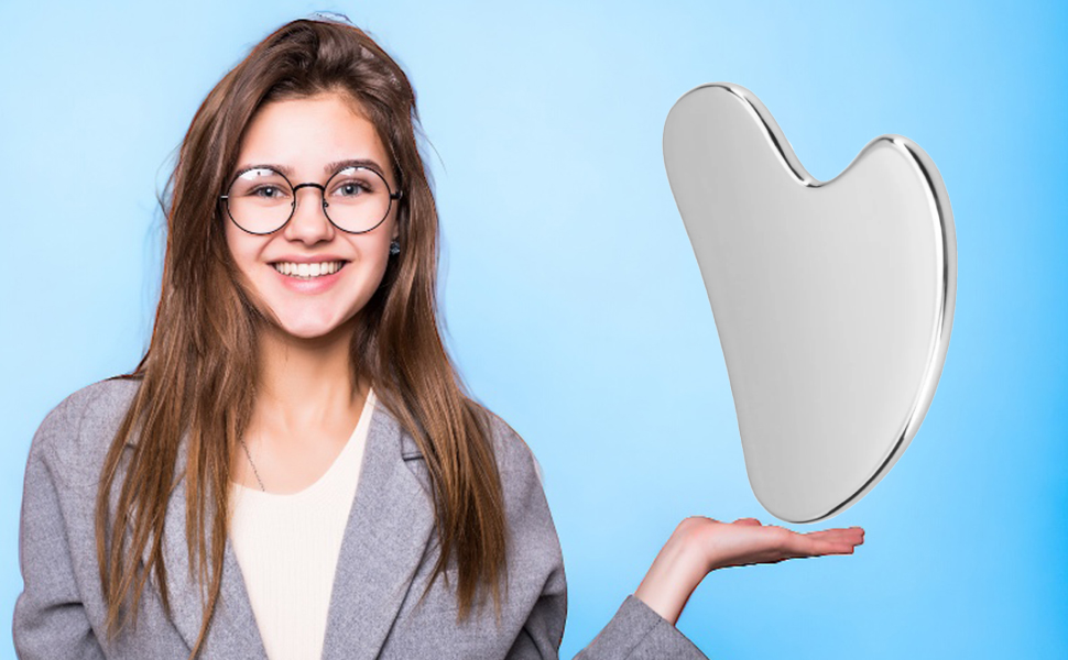 Livronic® Gua Sha Tool For Face | Stainless Steel ... 5 stainless steel gua sha massager tool