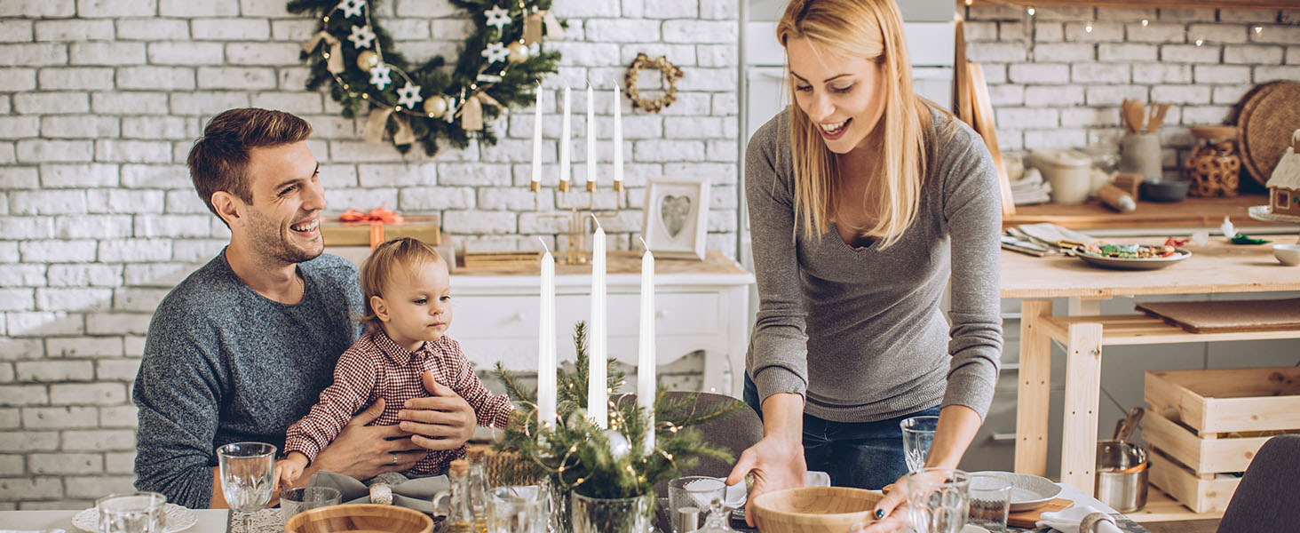 Ashlux Taper Candles 10 Inch[Long Burn Time][True Dripless