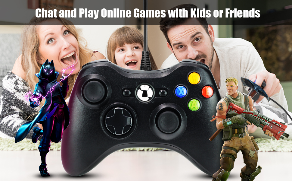 Zexrow Controller for Xbox 360, USB Wired Gamepad Joystick with