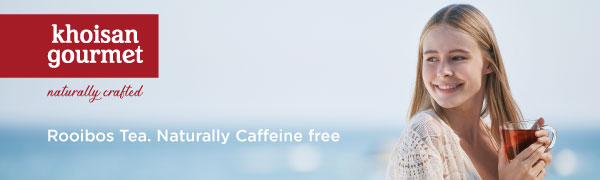 Young lady drinking a cup of Rooibos tea