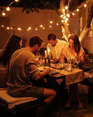 garden string lights outdoor