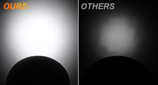 round tail light 4inch 12LED white trailer truck reverse backup lights