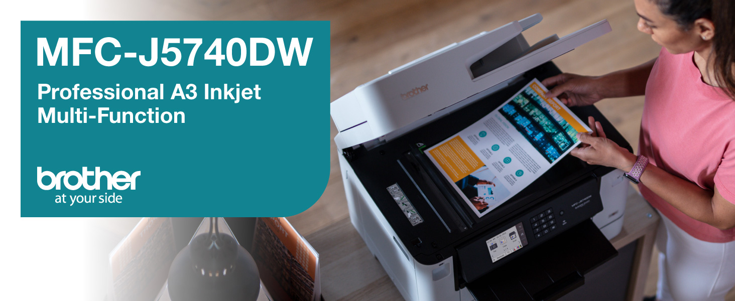 Brother MFCJ5740DW Colour MultiFunction Printer,