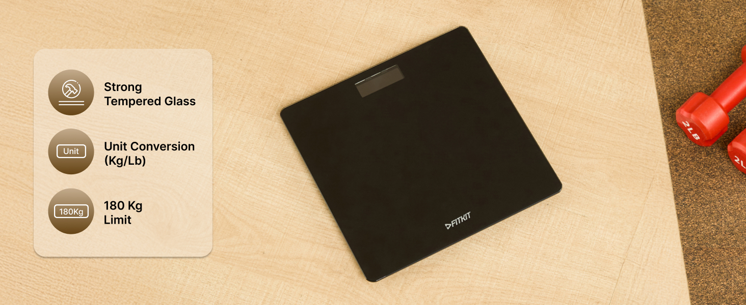 Review Fitkit By Cult, Digital Body Weight Machine, Tempered Glass, 13 Cult