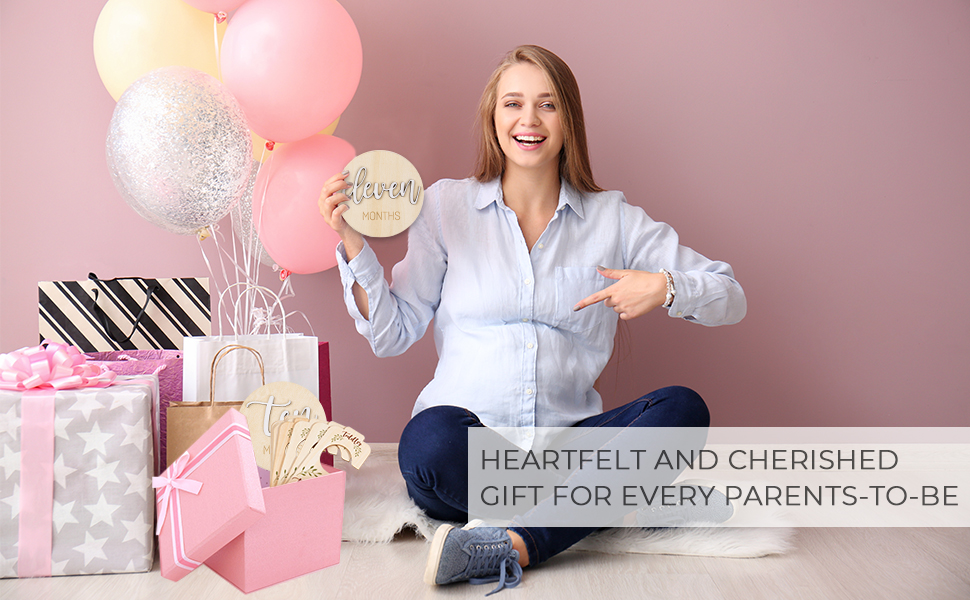 Milestone Wooden Circles for Monthly