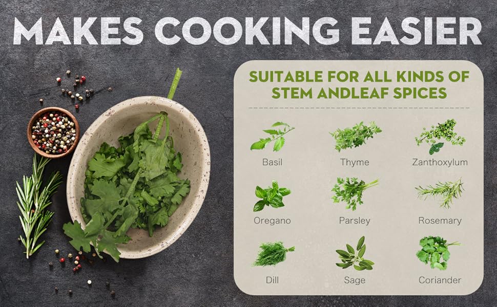 Suitable for a wide range of stems and leaves