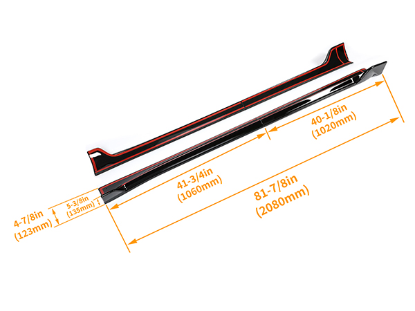 Amazon.com: KUAFU Side Skirt Compatible with 2017-2023 Tesla
