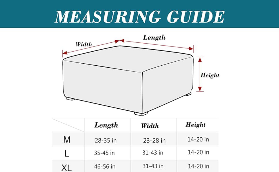ottoman slipcover square