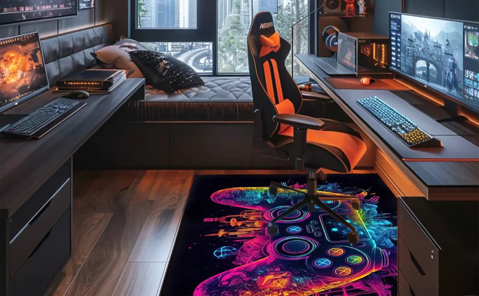 Gaming Rug for Game Room