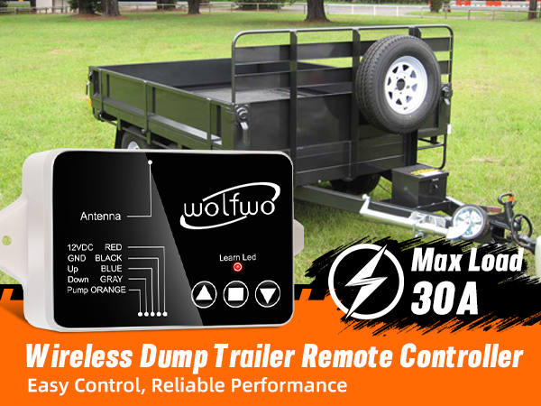 Amazon.com: wolfwo Upgraded Dump Trailer Wireless Remote