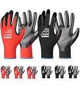toolant Nitrile Coating Work Gloves for Men, Superior Oil Resistance, Safety Work Gloves with Gri...