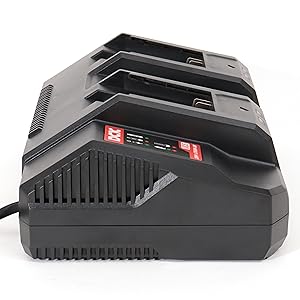 DCK 20V バッテリ用2口充電器/4A FFCL2040-2 Amazon | DCK 20V バッテリ用2口充電器/4A FFCL2040-2【PSE基準