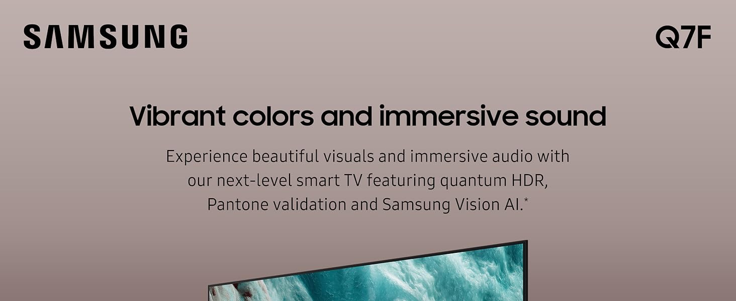 Samsung Class QLED Q7F Series Samsung Vision AI Smart TV (2025 Model, 85Q7F) Quantum HDR