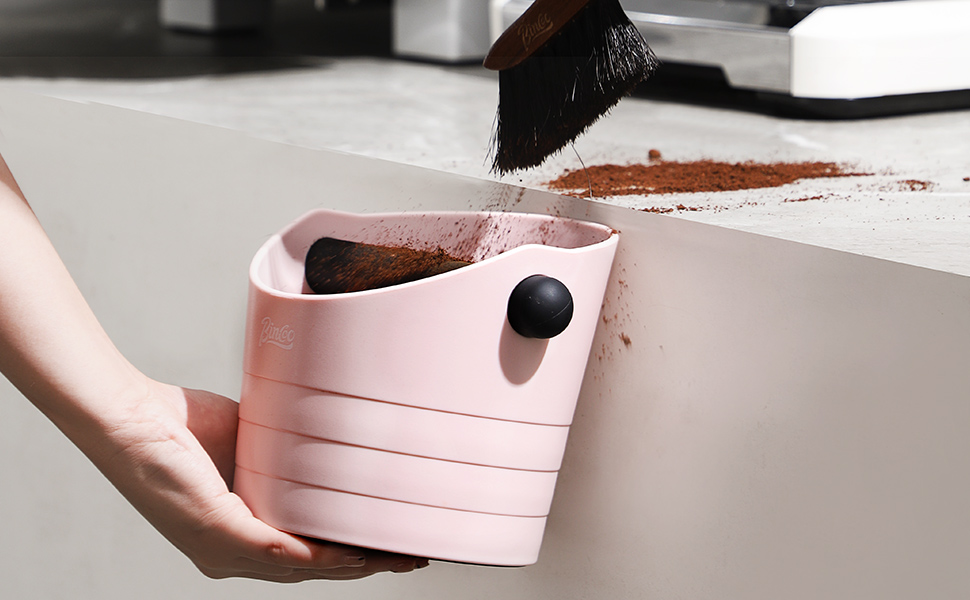 pink Espresso Knock Box