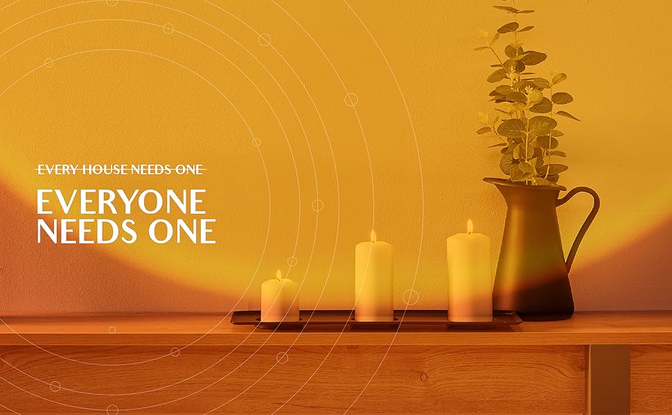 Mydethun Sunset Projection Lamp, USB, LED Projector Light, 90° Rotation