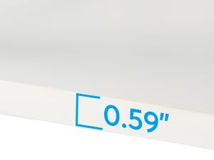 0.59" Rich Wood Grain Finish Material :