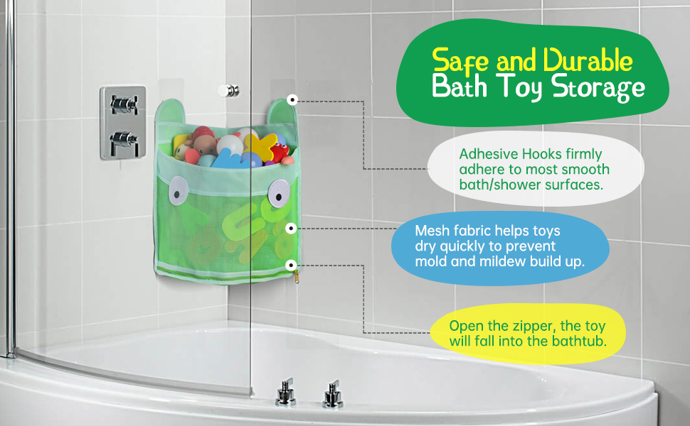 Tudikir Baby baby bath toy holder Bath Toy Organizer,bath