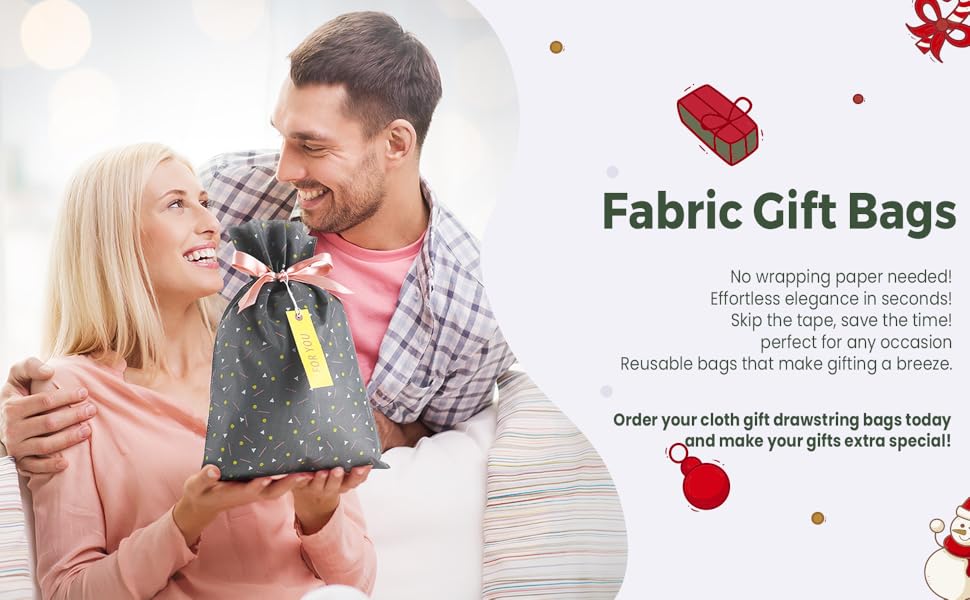 drawstring gift bags