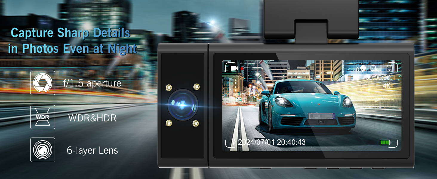 3 Channel Dash Cam