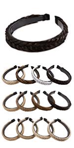 braided headband with teeth