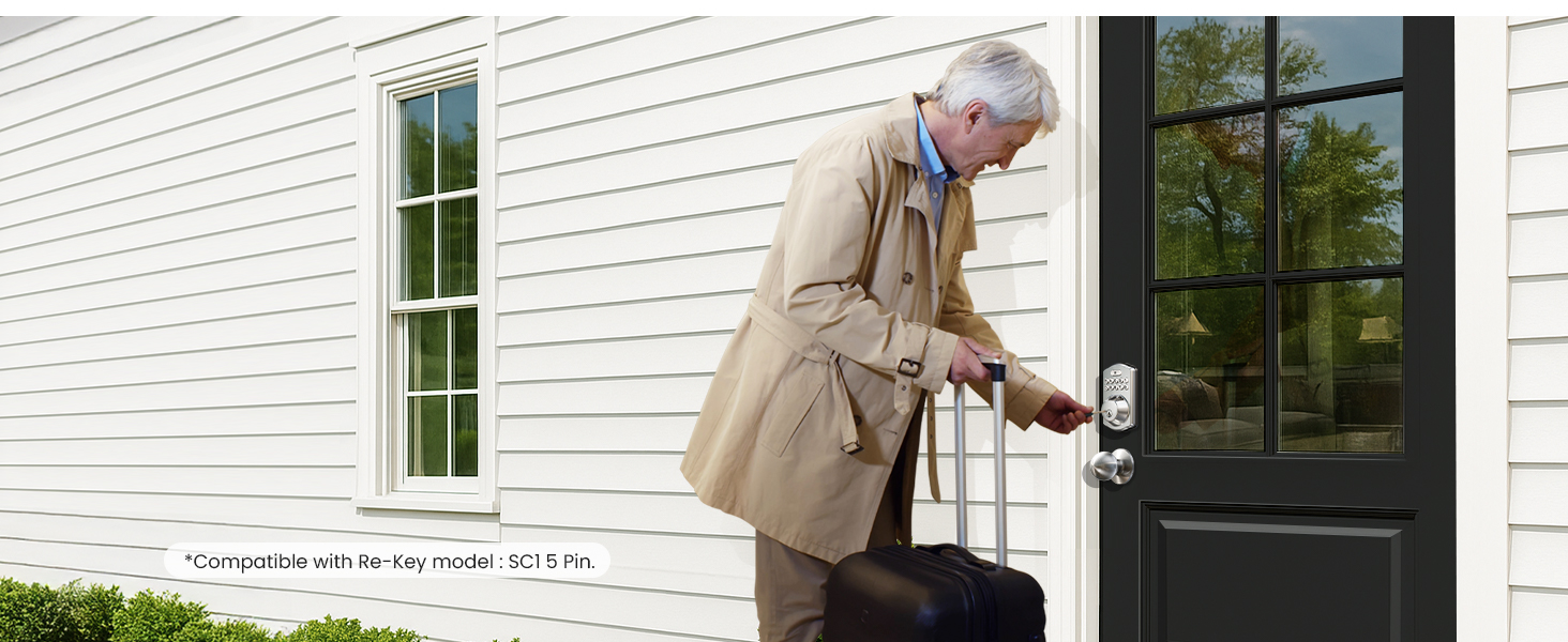 Déverrouillage avec clés physiques