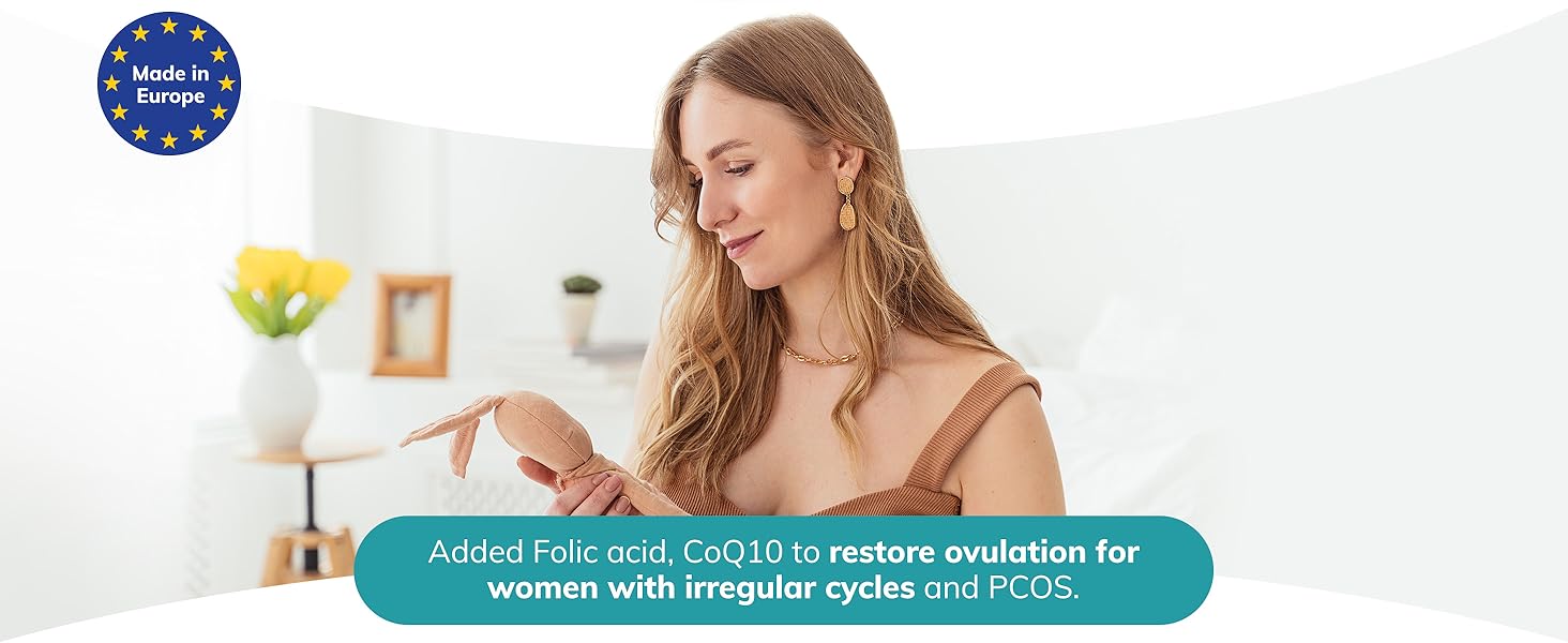 Ovulation Support, balance hormones, prenatal vitamins for pregnancy
