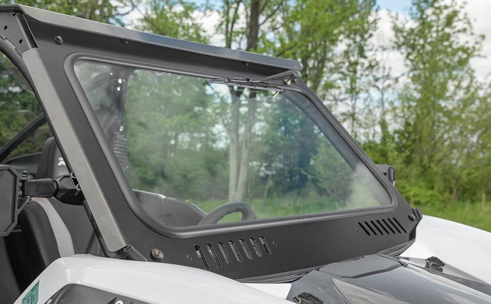 SuperATV Glass Windshield for 2020+ Kawasaki Teryx KRX 1000
