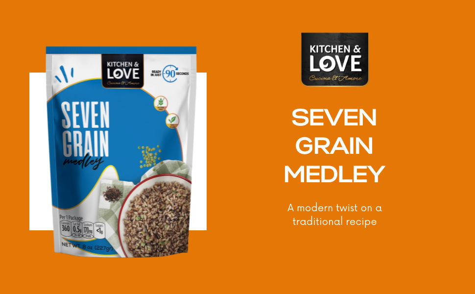 Kitchen & Love seven grain medley modern twist traditional recipe