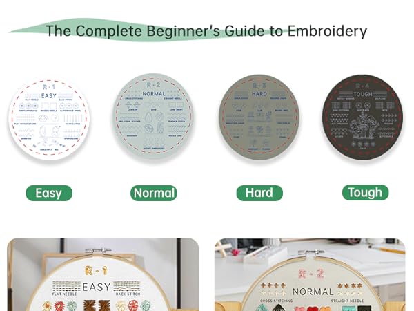 Embroidery Kit for Beginners Adults