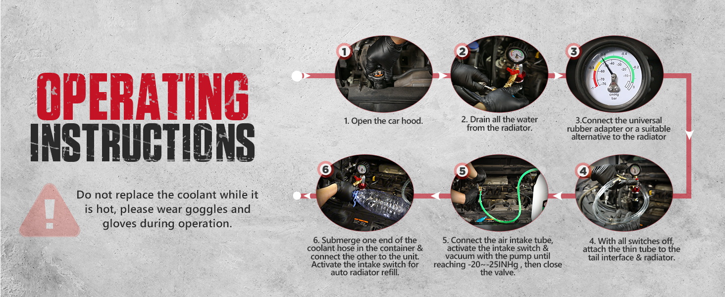 Coolant Vacuum Refill Kit