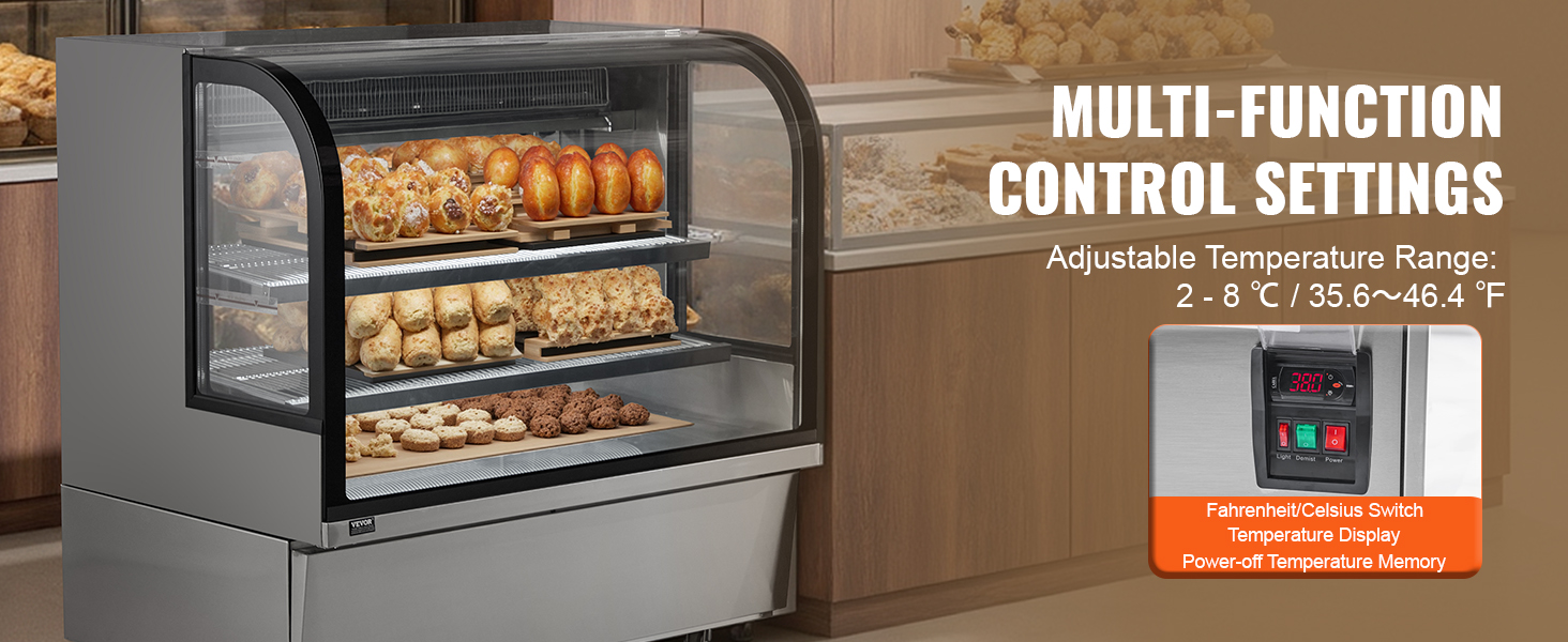countertop refrigerated display case