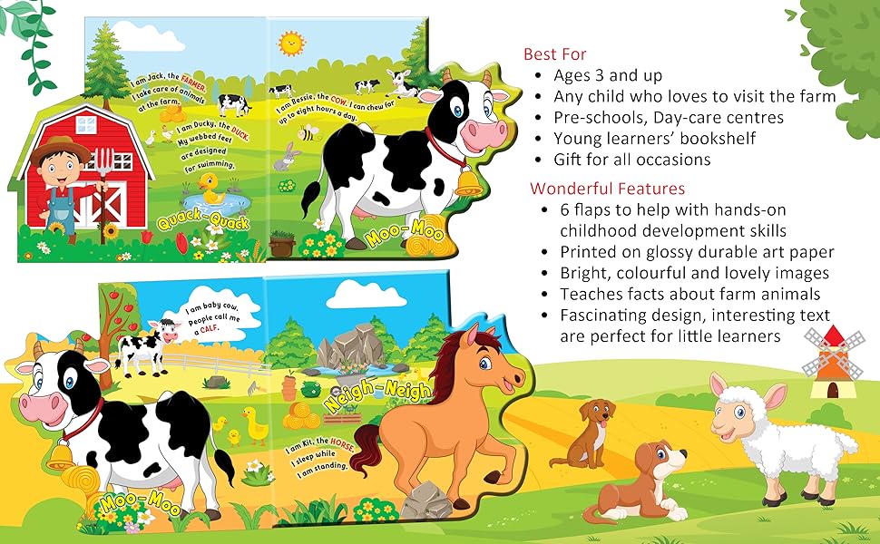 Lift the Flap Book At the Farm