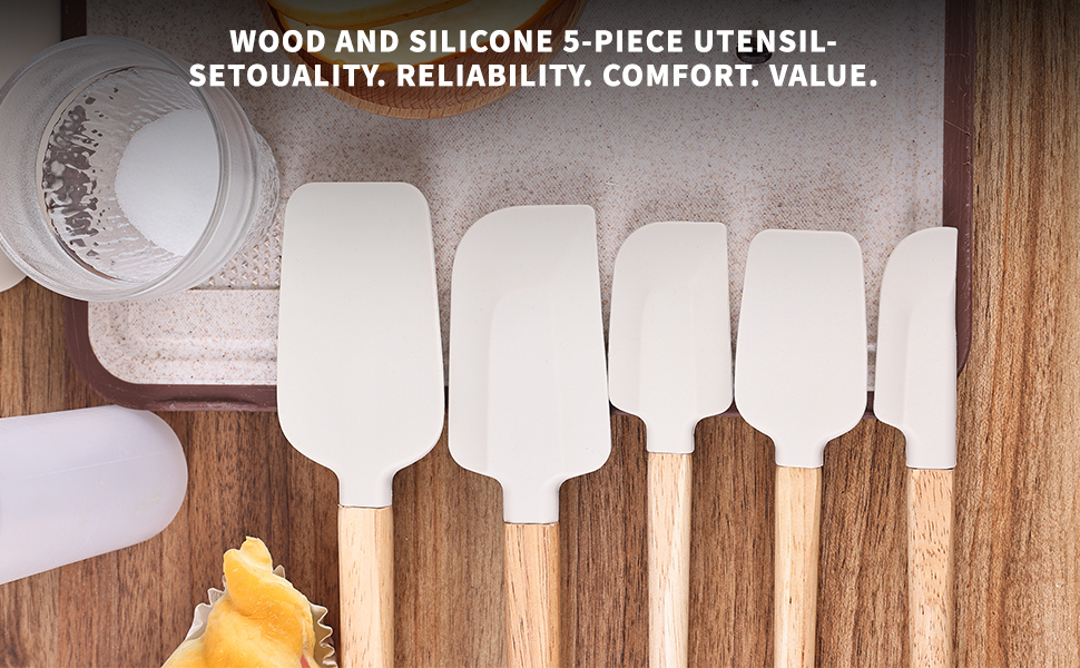 spatulas silicone heat resistant