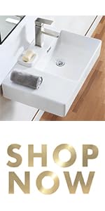 a-chan　0527 IKEBANA Wall Mounted Bathroom Vessel Sink, 20