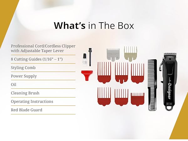 メンズシェーバー Wahl Professional Designer cordless Wahl Designer Cordless - Atlanta Barber and Beauty Supply
