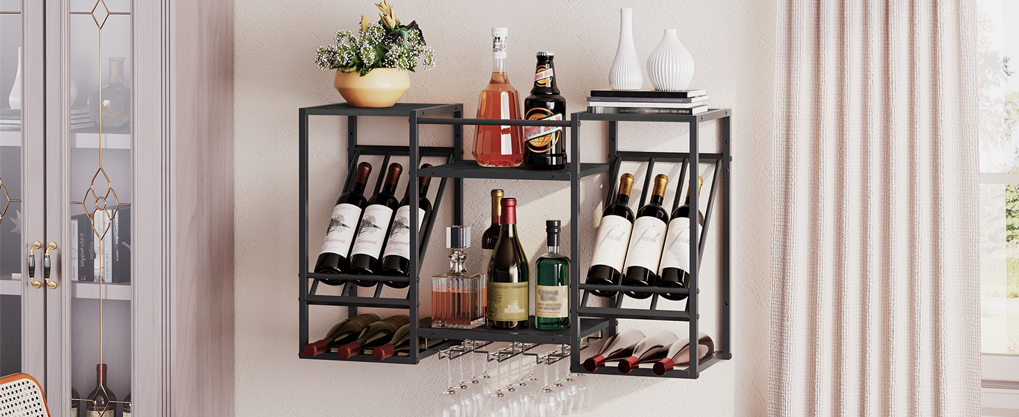 Wall Mounted Wine Rack