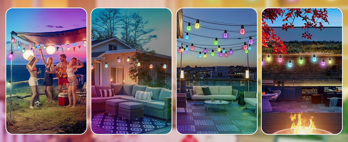 led string lights outdoor