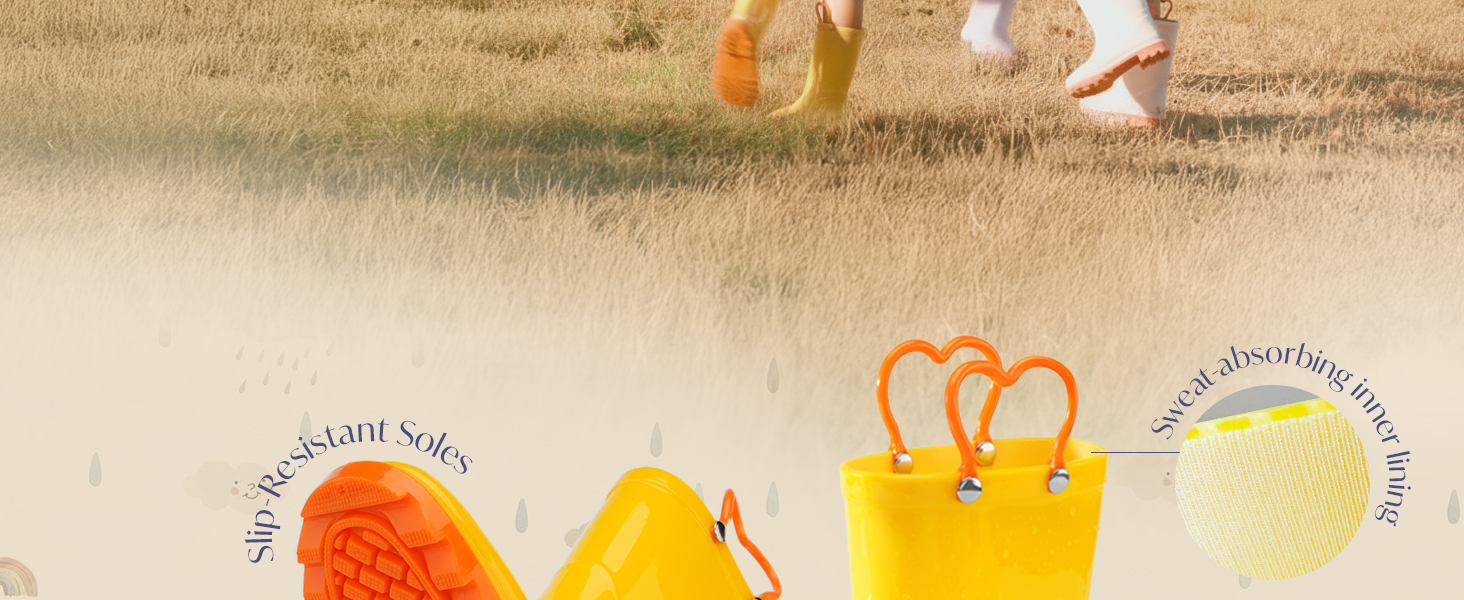 kids rain boots