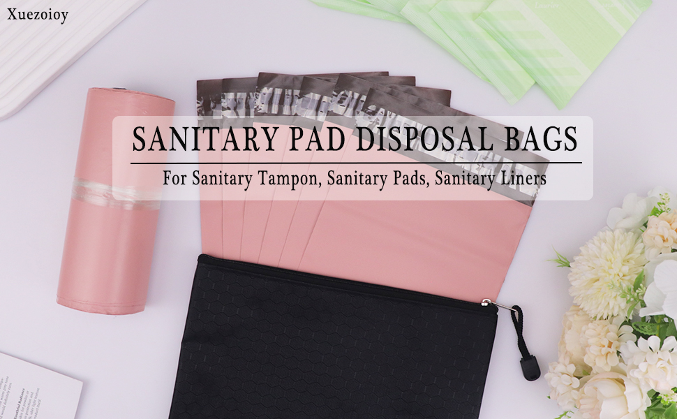 Amazon.com: Women's Pink Opaque Feminine Pad Disposal Bags - Pack of ...