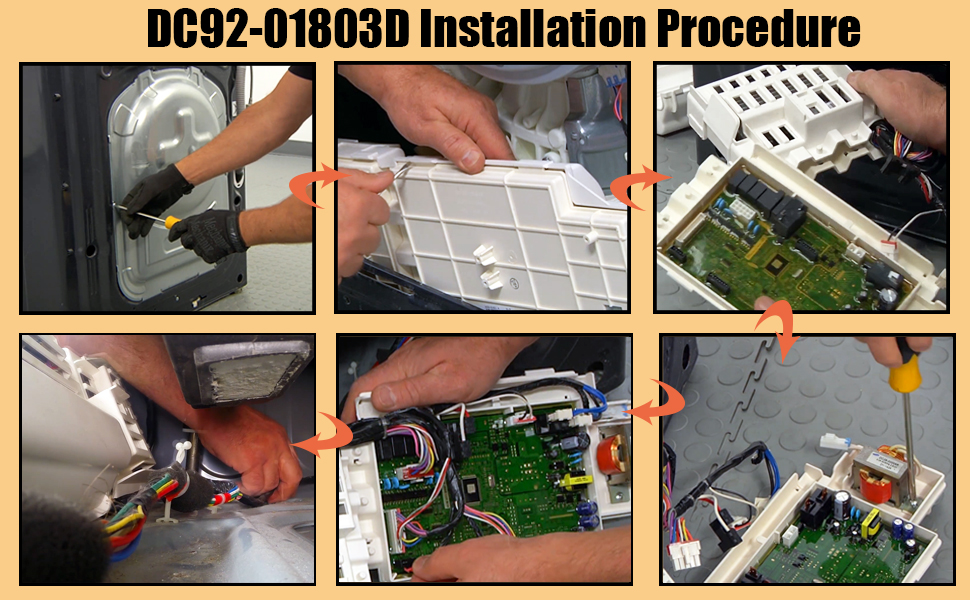 DC9201803D Washer Main Control Board Compatible with