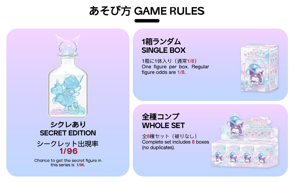 サンリオ TOPTOY クロミ デイドリーマー 全種類セット 海外 ボトル ビン サンリオ TOPTOY クロミ デイドリーマー 全種類セット 海外