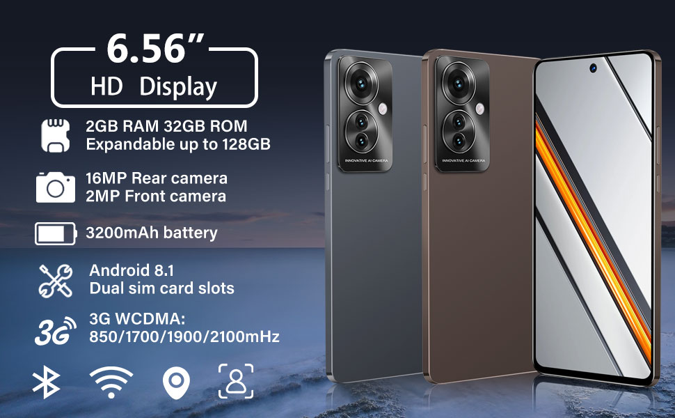 Unlocked phone with 2G+64G