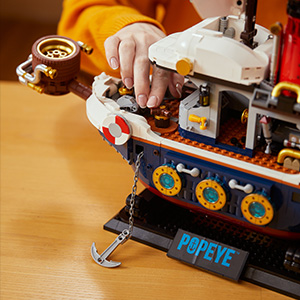 lego Building Sets for Adults Popeye Ship